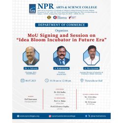 MoU Signing Ceremony and Guest Lecture on Idea Bloom Incubator in Future Era MoU Signing Ceremony and Guest Lecture on Idea Bloom Incubator in Future Era