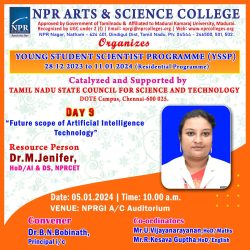Guest Lecture on Future Scope of Artificial Intelligence Technology Guest Lecture on Future Scope of Artificial Intelligence Technology