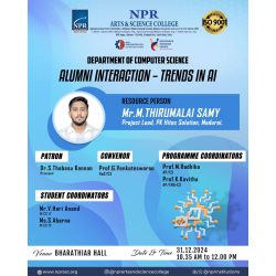 Alumni Interaction on Trends in AI Alumni Interaction on Trends in AI