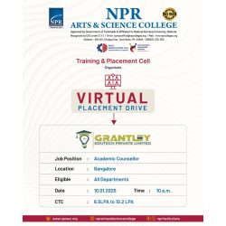 Virtual Placement Drive – Grantley Edutech Private Limited Virtual Placement Drive – Grantley Edutech Private Limited