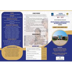 Two Days International Conference on Evolving Technologies in Computing Science for Multi Disciplinary Applications – ICETCSMA’25 Two Days International Conference on Evolving Technologies in Computing Science for Multi Disciplinary Applications – ICETCSMA’25